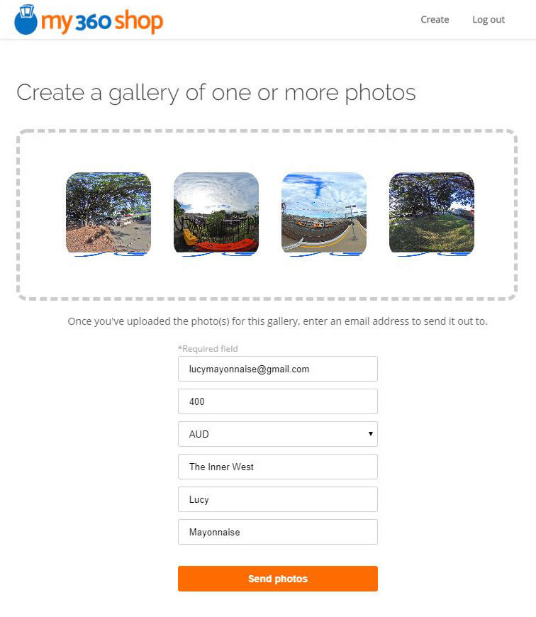 The finished gallery